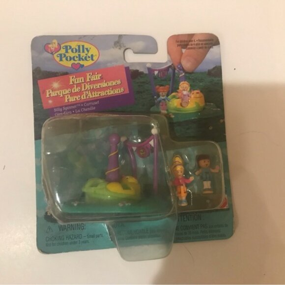 Polly Pocket Fun Fair Silly Spinner 1997 New in Package